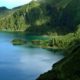 Randonnée du mirador Vista do Rei au lac de Sete Cidades, île de São Miguel