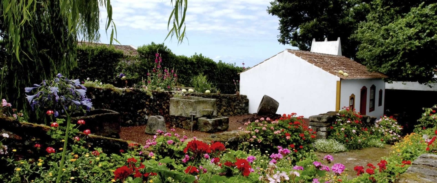 Maison typique de l'île de Terceira sur l'Archipel des Açores