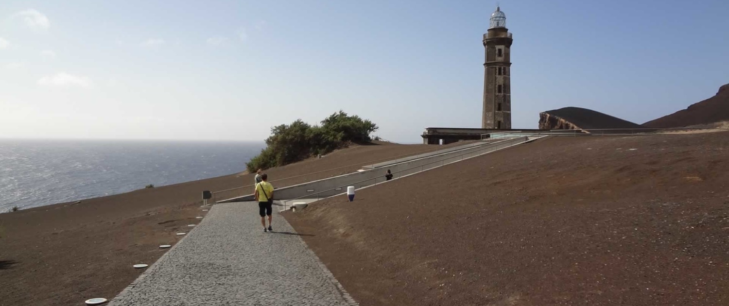 Vestige de la dernière éruption volcanique de l'archipel en 1957, Capelinho sur l'île de Faial